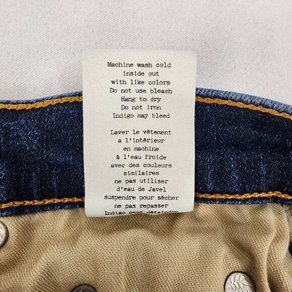 Rag & Bone Super Skinny High Rise Jeans Dark Wash Sz 26 - Picture 9 of 9